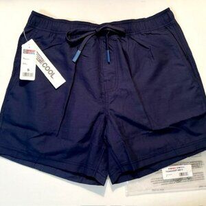 32 Degrees Cool Men's Size "Small" 6 - Inch Swim Shorts - Navy Blue